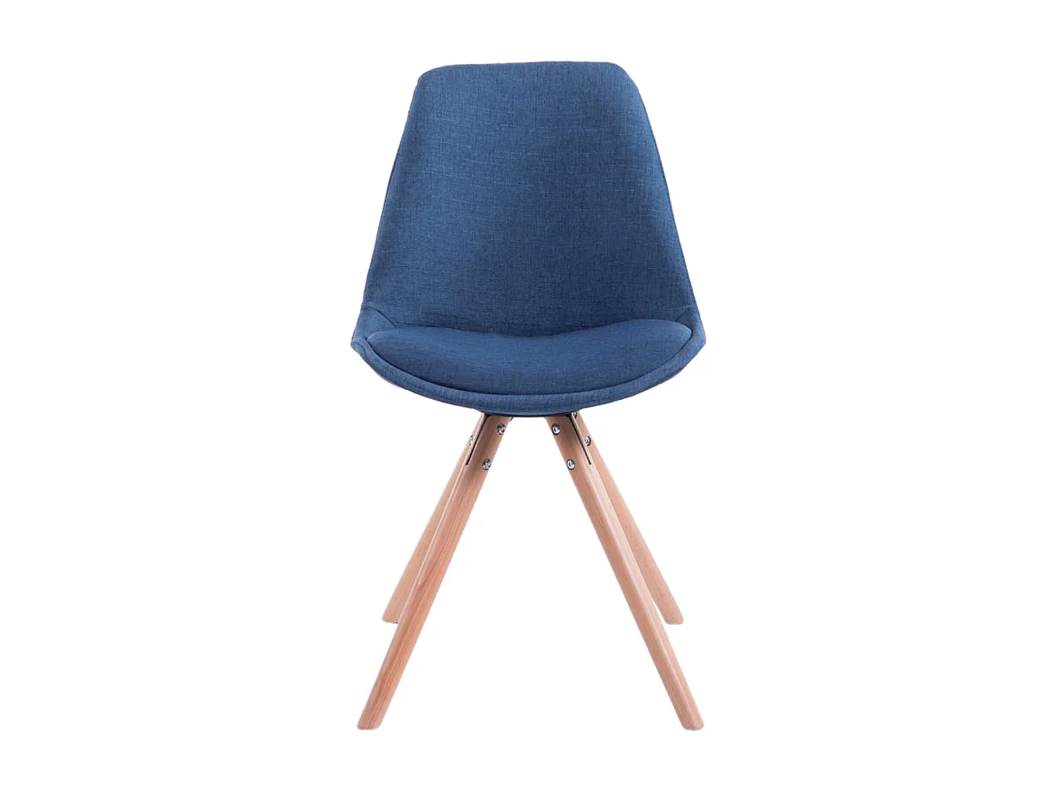 Lot de 4  chaise salle à manger - Tissu & Nature - Bleu - Toulouse