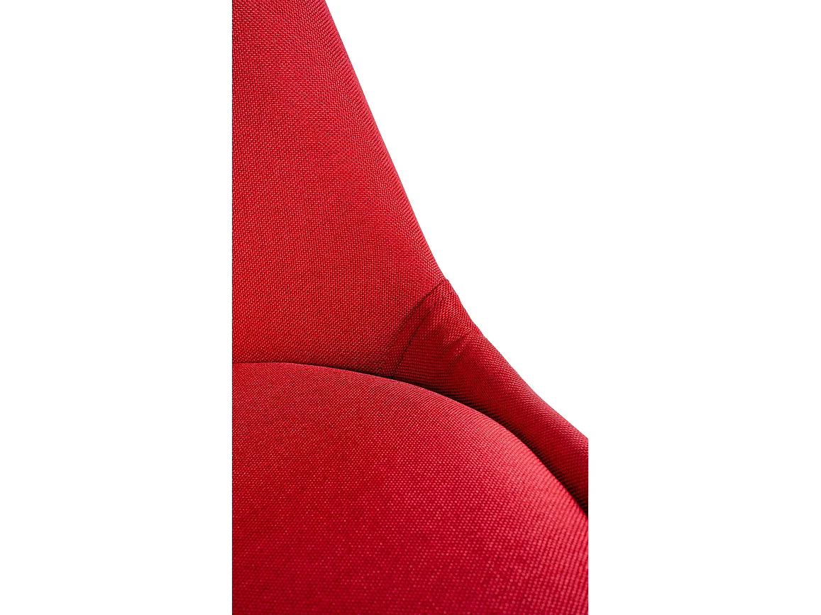 chaise salle à manger - Tissu & Nature (rond) - Rouge - Sofia