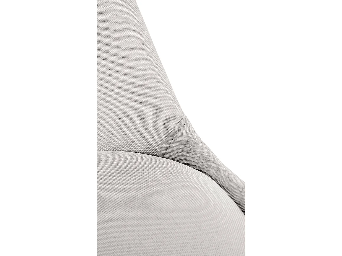 Lot de 4  chaise salle à manger - Tissu & Nature (carré) - Crème - Sofia