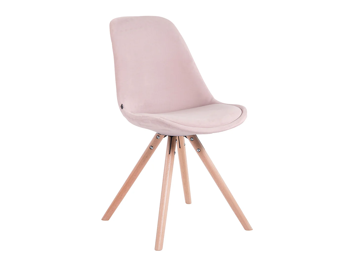chaise salle à manger - Velours & Nature - Rose - Toulouse
