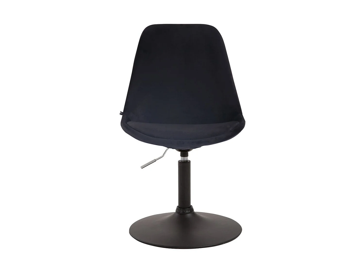 Lot de 4  chaise salle à manger - Velours & Noir - Noir - Maverick