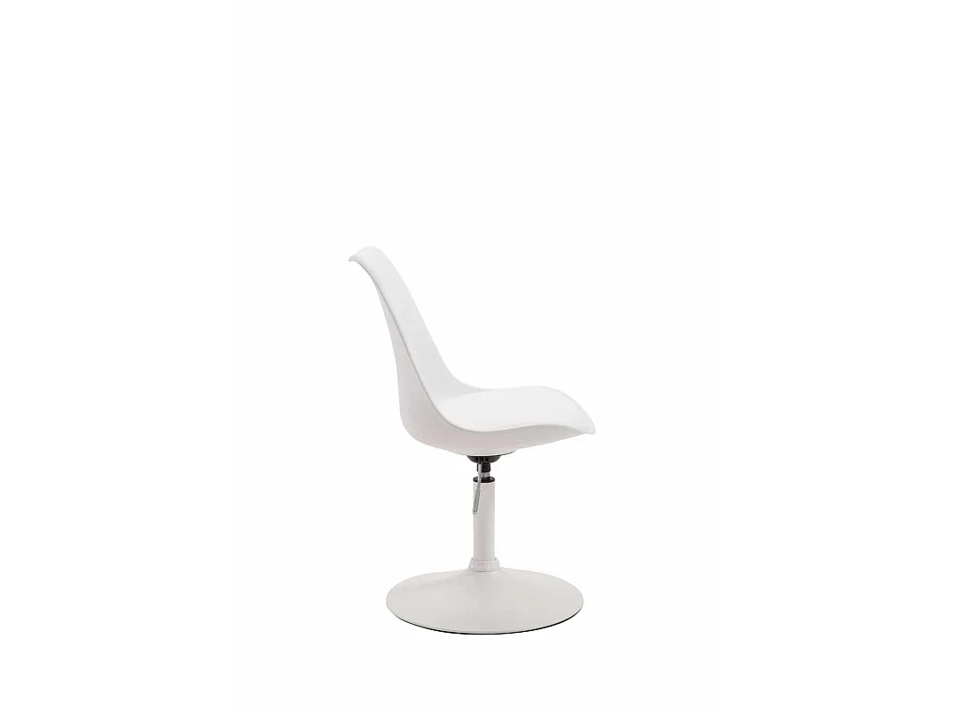Lot de 4  chaise salle à manger - Plastique & Blanc - Blanc - Maverick