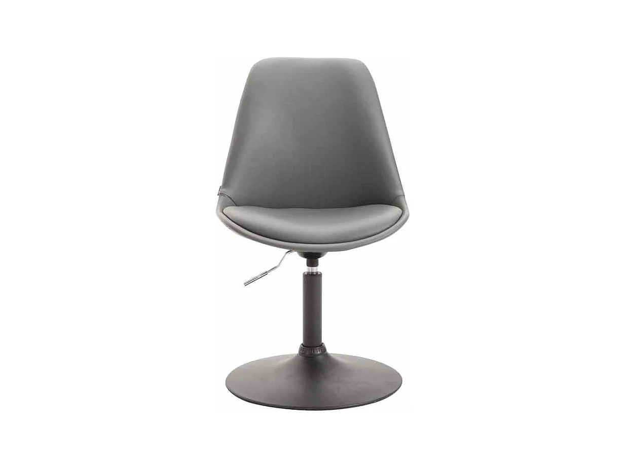 Eetkamerstoelen - Kunstleer & zwart - grijs - Maverick