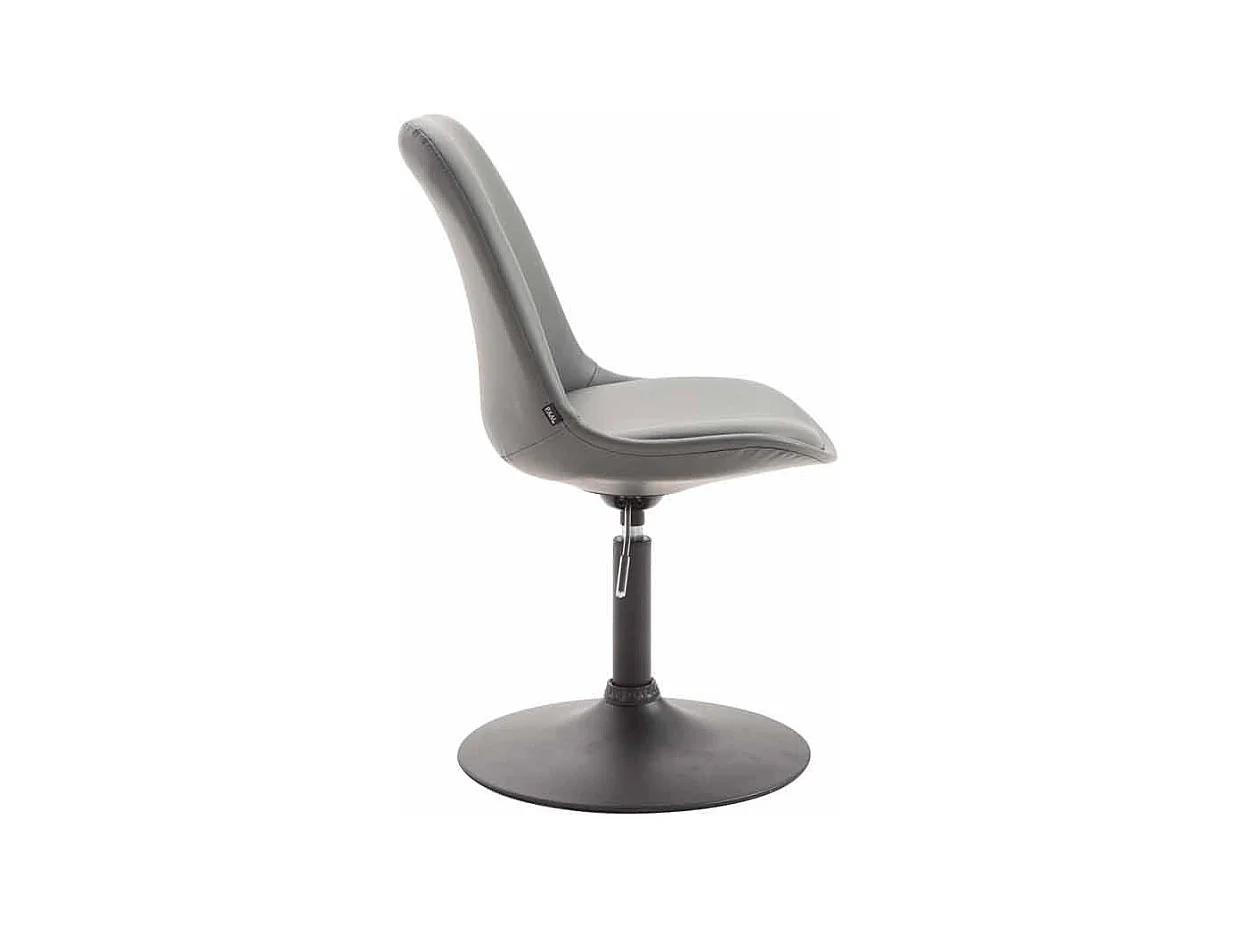 Eetkamerstoelen - Kunstleer & zwart - grijs - Maverick