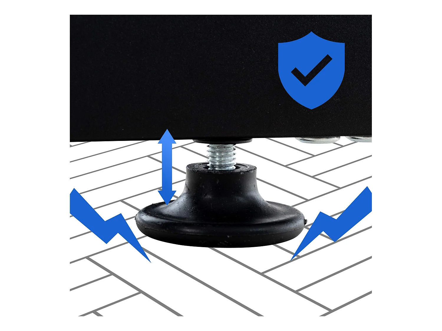 Kaminholzregal - Metall - 25x150x175 cm - schwarz - Keri V2