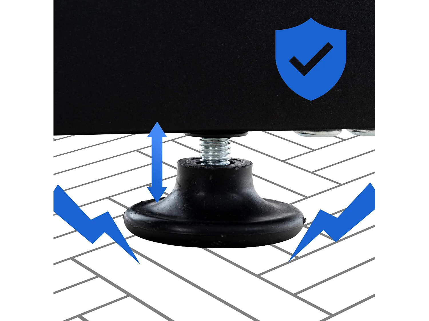 Kaminholzregal - Metall - 25x150x175 cm - schwarz - Keri V2