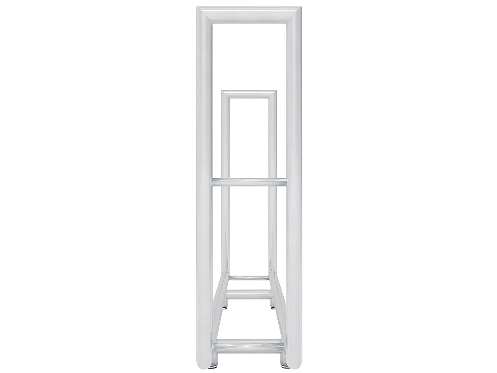 Etagère bois de cheminée - Acier inoxydable - 122 x 30 x 91cm - Acier inoxydable - Drake