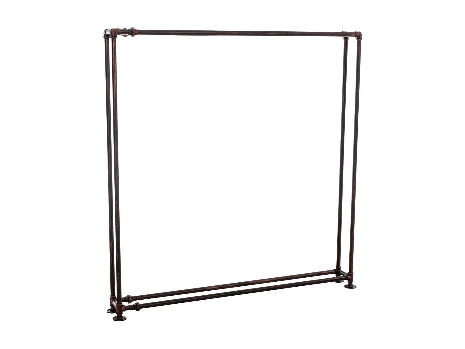 Etagère bois de cheminée - Métal - 178 x 25 x 178cm - Bronze - Tinos