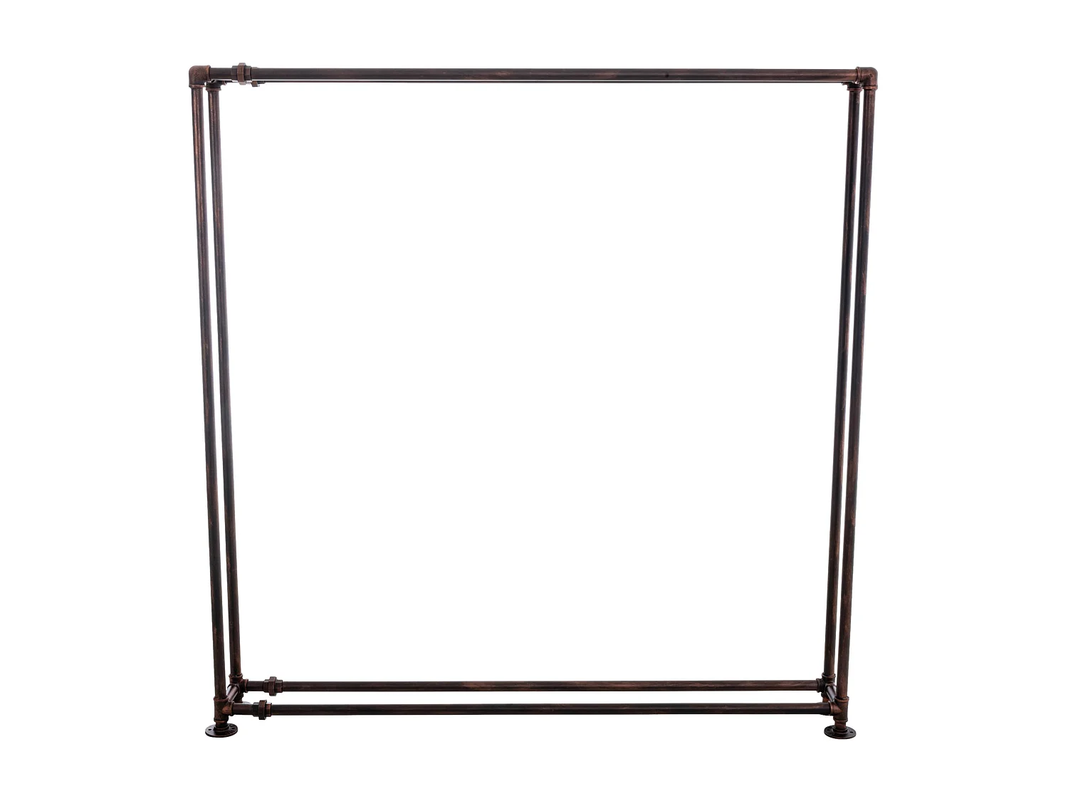 Etagère bois de cheminée - Métal - 178 x 25 x 178cm - Bronze - Tinos