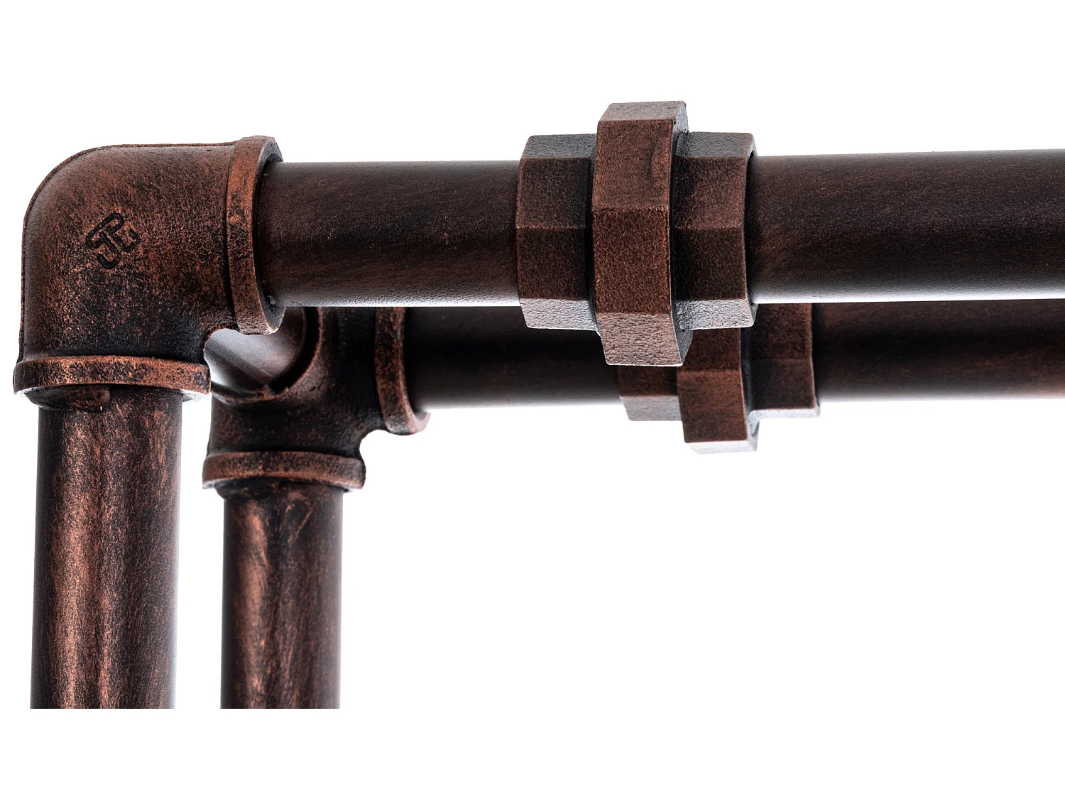 Etagère bois de cheminée - Métal - 178 x 25 x 178cm - Bronze - Tinos