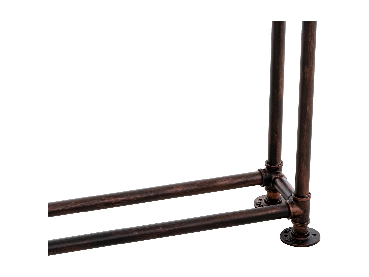 Etagère bois de cheminée - Métal - 178 x 25 x 178cm - Bronze - Tinos