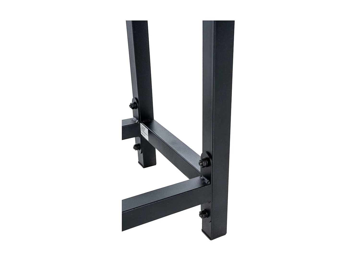 Etagère bois de cheminée - Métal - 60 x 25 x 62cm - Noir - Irondale