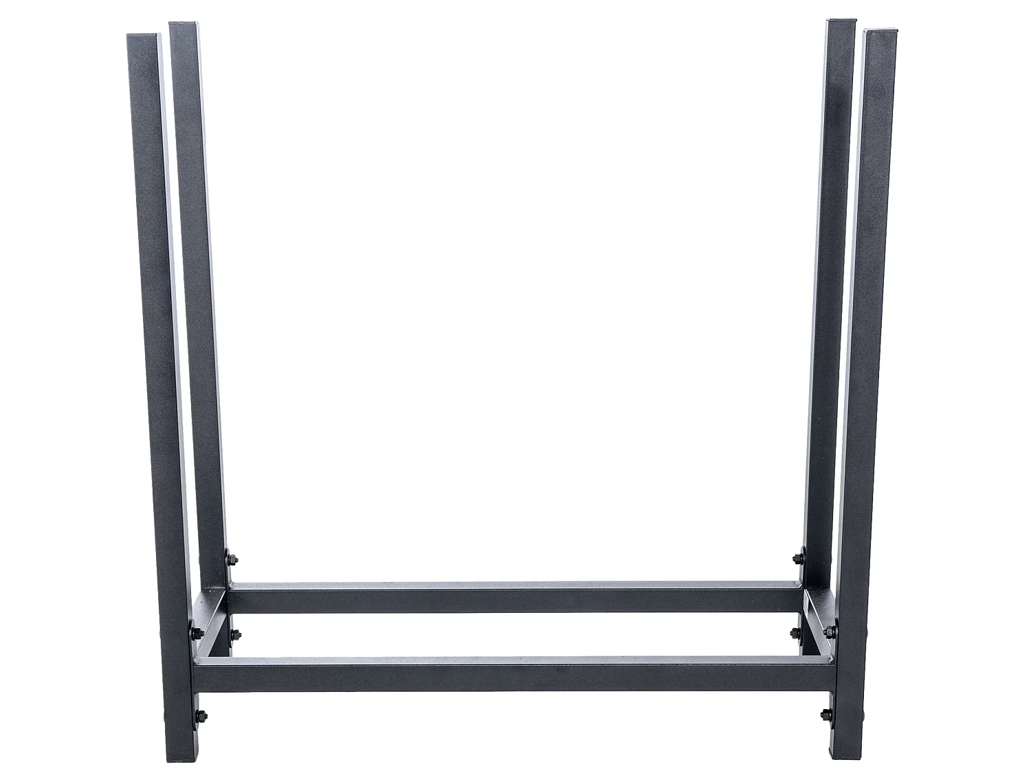 Etagère bois de cheminée - Métal - 60 x 25 x 62cm - Noir - Irondale