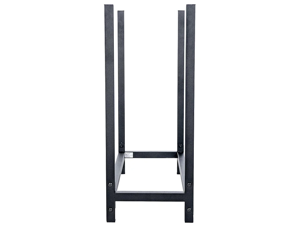 Etagère bois de cheminée - Métal - 60 x 25 x 62cm - Noir - Irondale