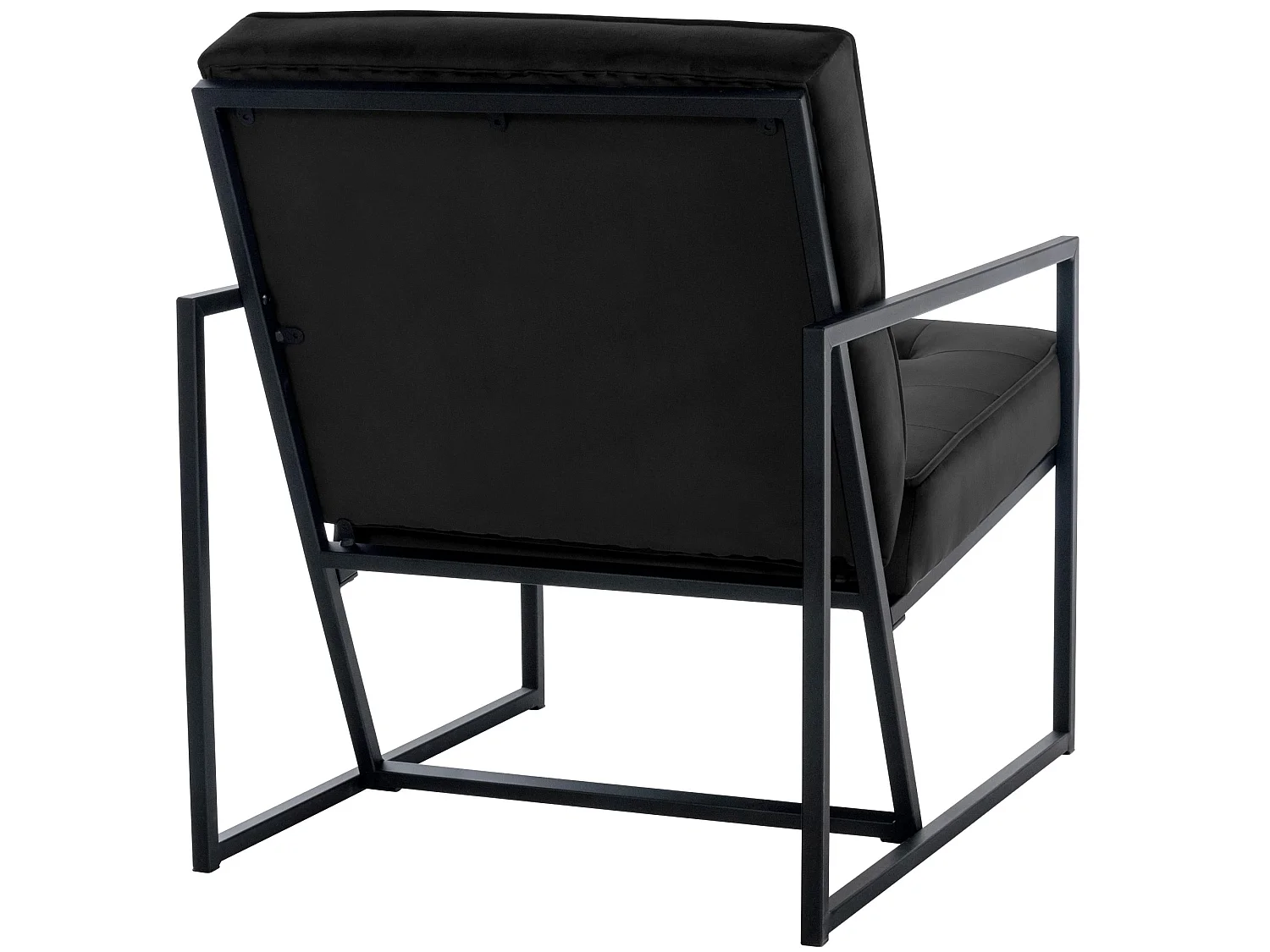 Chaise longue - Velours - Noir - Avon