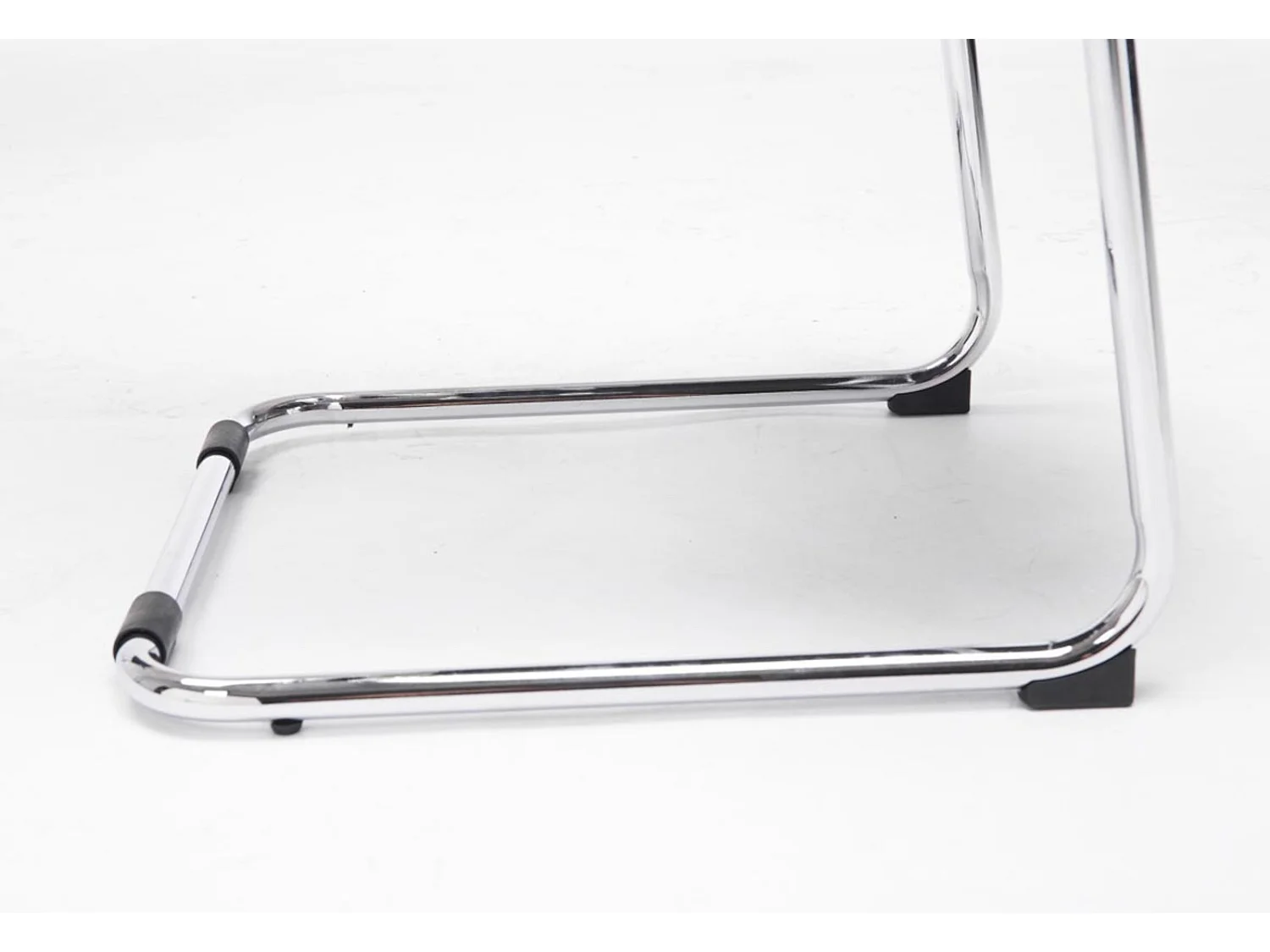 2er Set Esszimmerstuhl - Kunstleder & natura - grau - Brenda