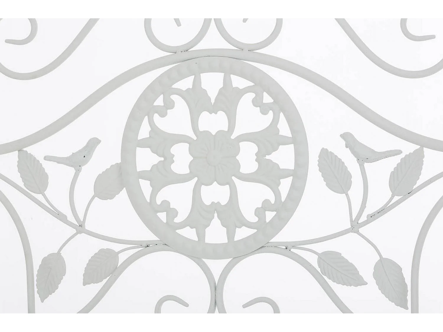 Étagères sur pied - Métal - 66 x 32 x 175cm - Blanc - Flora