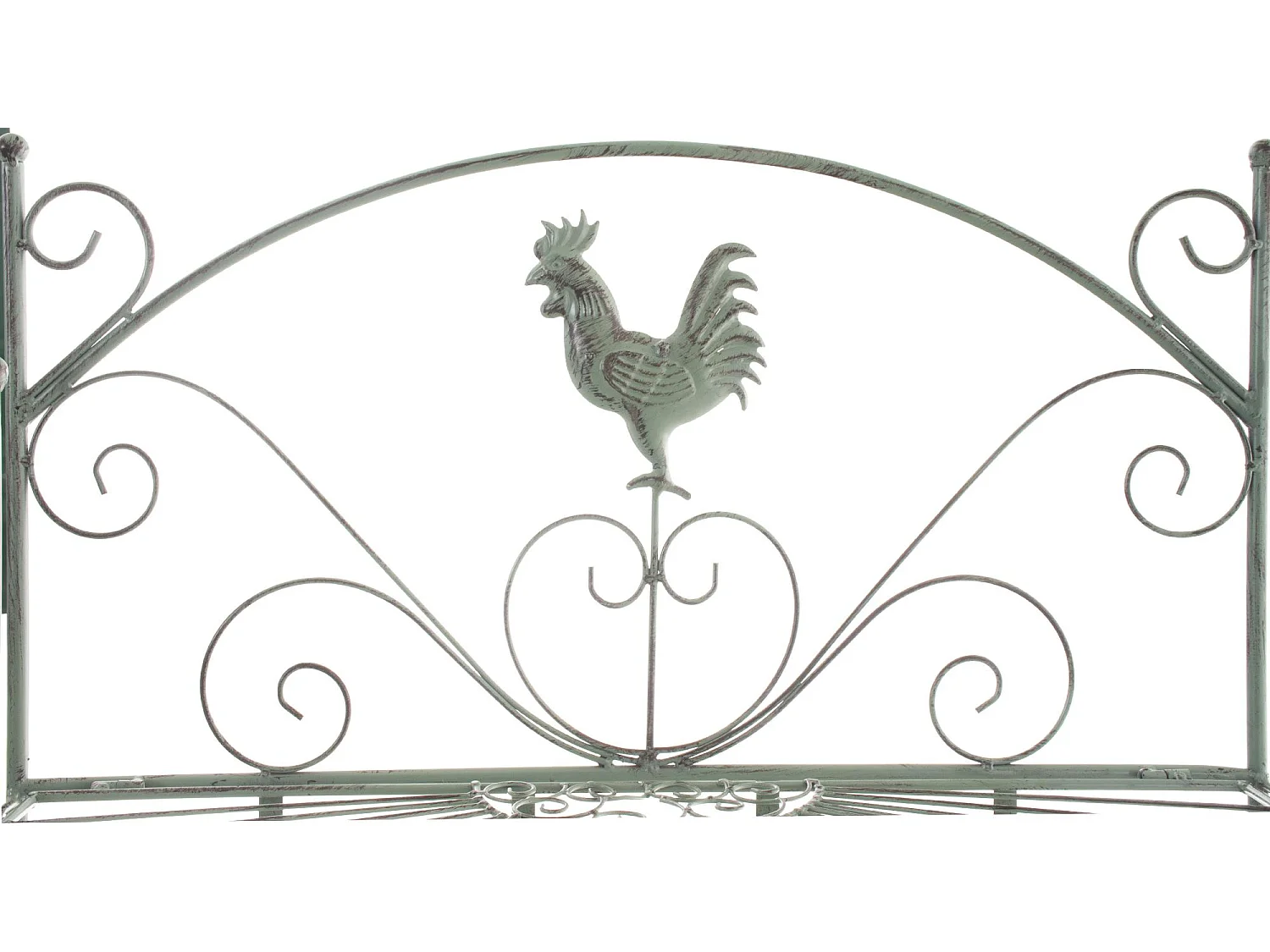 Étagères sur pied - Métal - 61.5 x 33 x 153cm - Vert antique - Mia