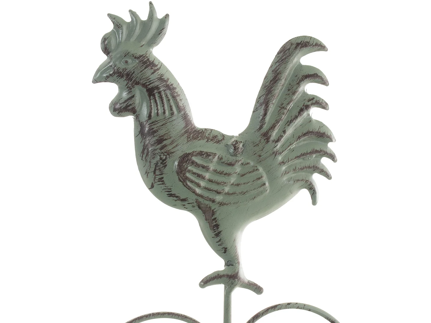 Étagères sur pied - Métal - 61.5 x 33 x 153cm - Vert antique - Mia