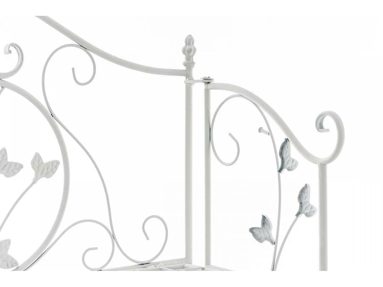 Étagères sur pied - Métal - 60 x 33 x 158cm - Blanc - Arona