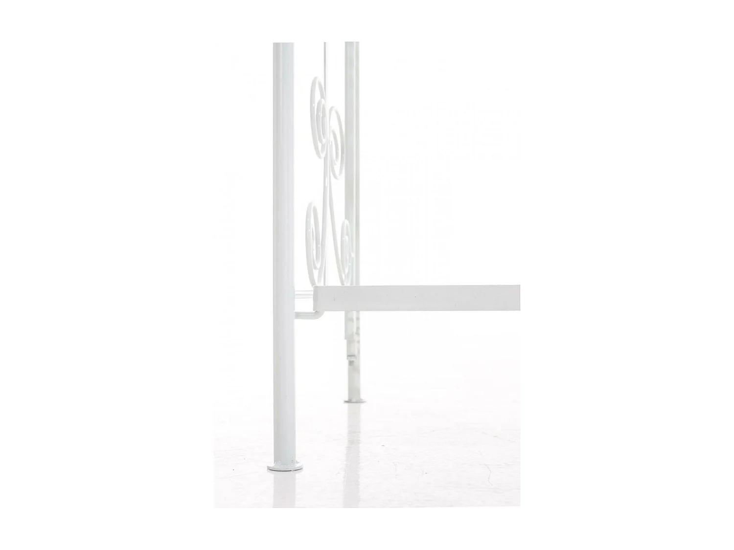 Staande plank - Metaal - 74.5 x 34.5 x 173cm - wit - Ciara