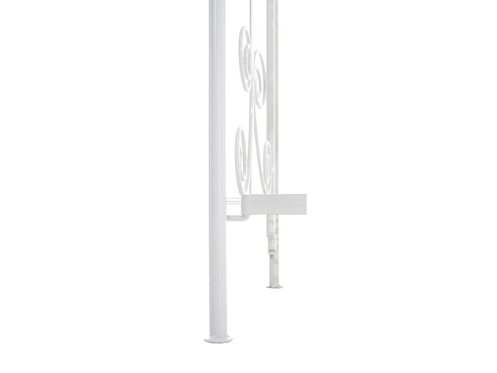 Étagères sur pied - Métal - 74.5 x 34.5 x 173cm - Blanc - Ciara