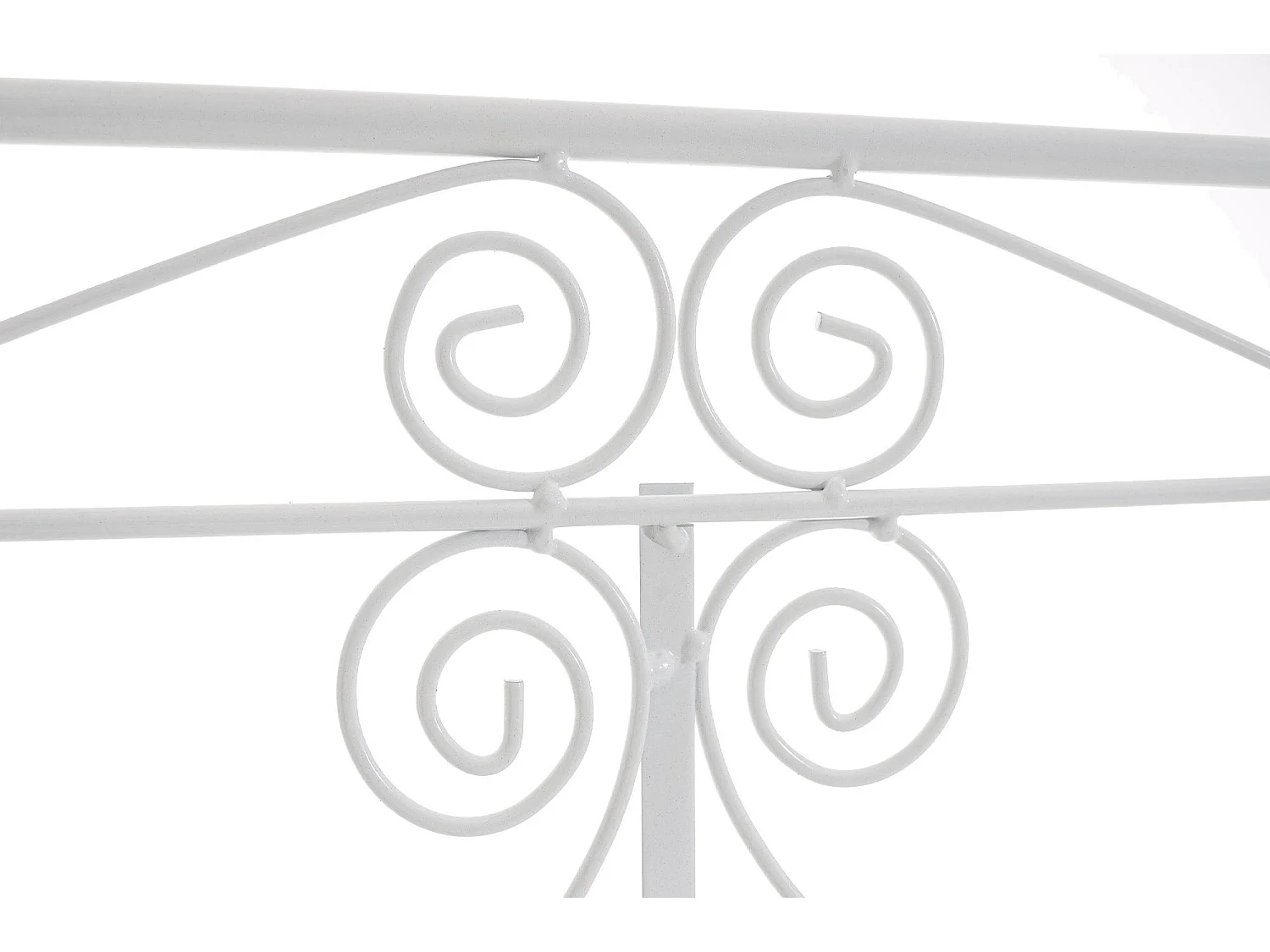 Étagères sur pied - Métal - 74.5 x 34.5 x 173cm - Blanc - Ciara