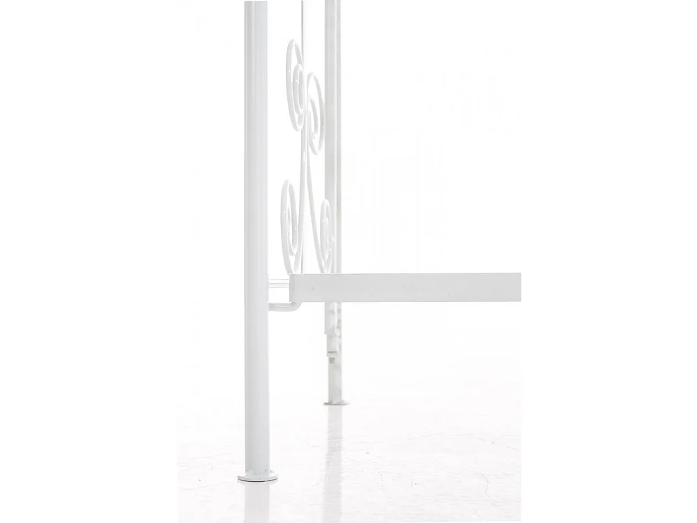 Étagères sur pied - Métal - 74.5 x 34.5 x 173cm - Blanc - Ciara