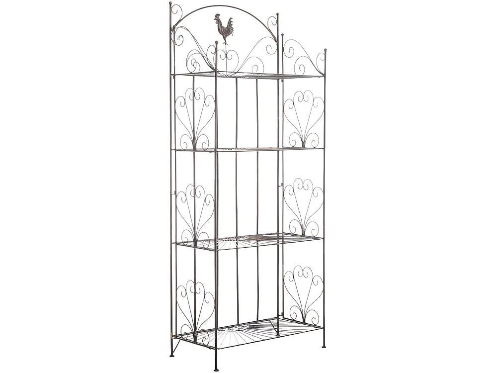 Staande plank - Metaal - 61.5 x 33 x 153cm - bronzen - Mia