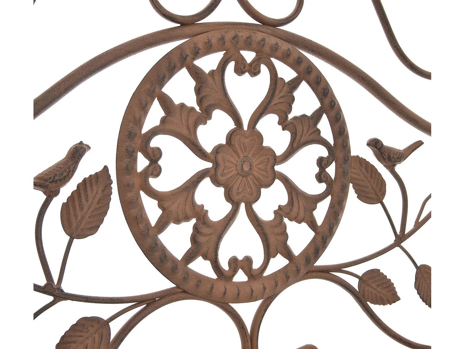 Étagères sur pied - Métal - 66 x 32 x 175cm - Marron antique - Flora