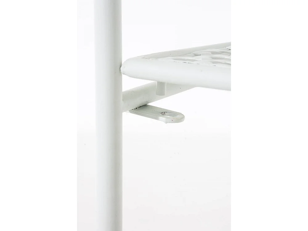 Étagères sur pied - Métal - 61 x 33 x 153cm - Blanc - Anika