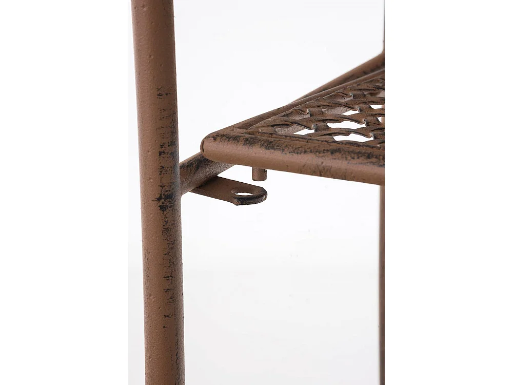 Étagères sur pied - Métal - 61 x 33 x 153cm - Marron antique - Anika