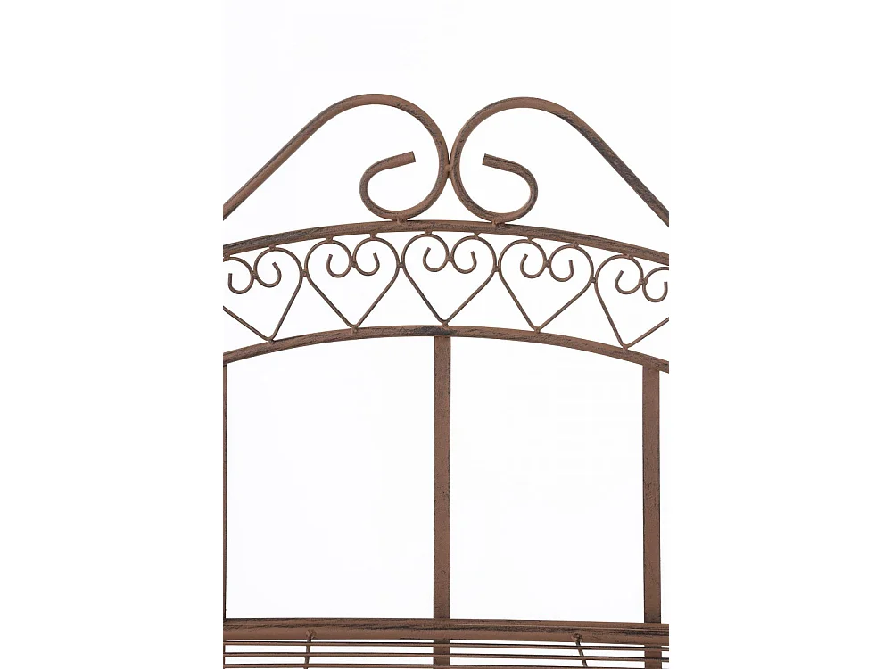 Staande plank - Metalen - 61 x 33 x 153cm - antiek bruin - Antje