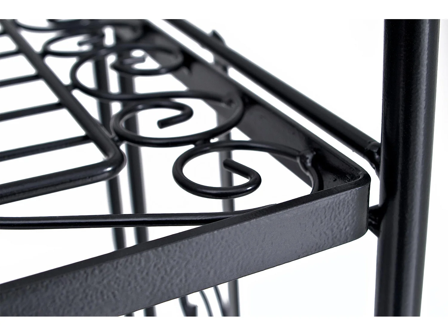 Standregal - Metall - 74.5 x 34.5 x 173cm - schwarz - Ciara