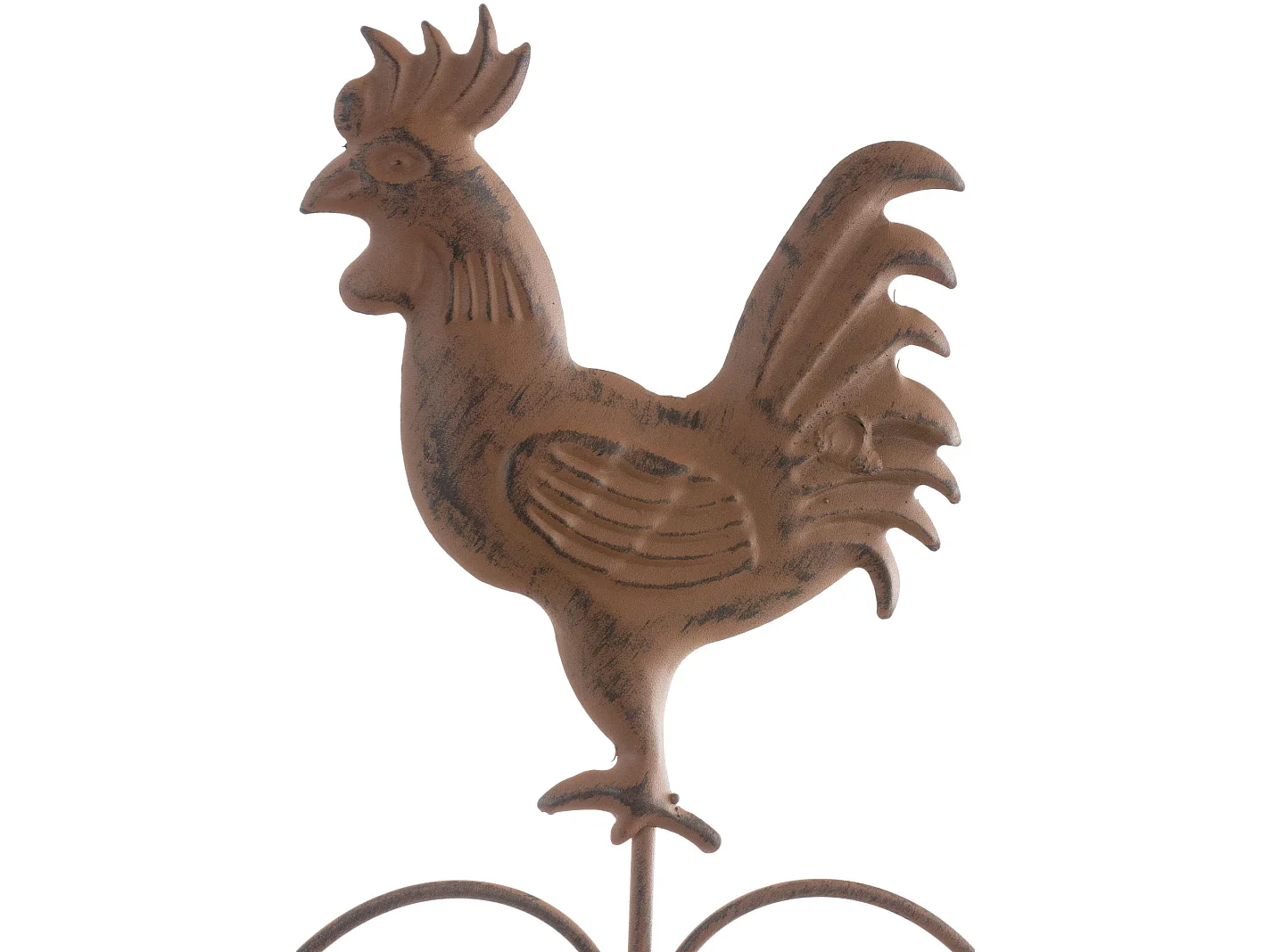 Étagères sur pied - Métal - 61.5 x 33 x 153cm - Marron antique - Mia