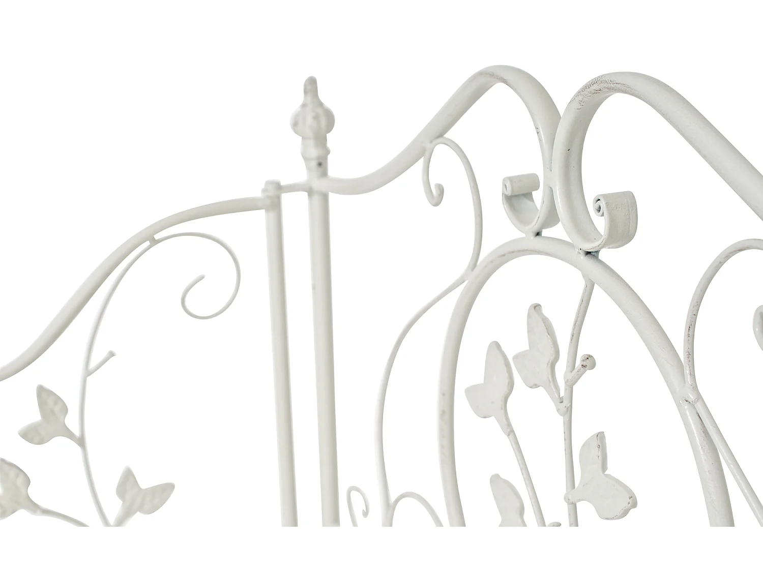 Étagères sur pied - Métal - 60 x 33 x 158cm - Blanc antique - Arona