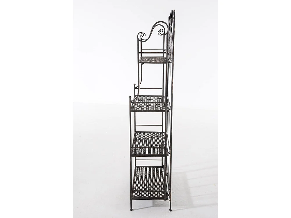Scaffale in piedi - Metallo - 61 x 33 x 153cm - bronzo - Anika