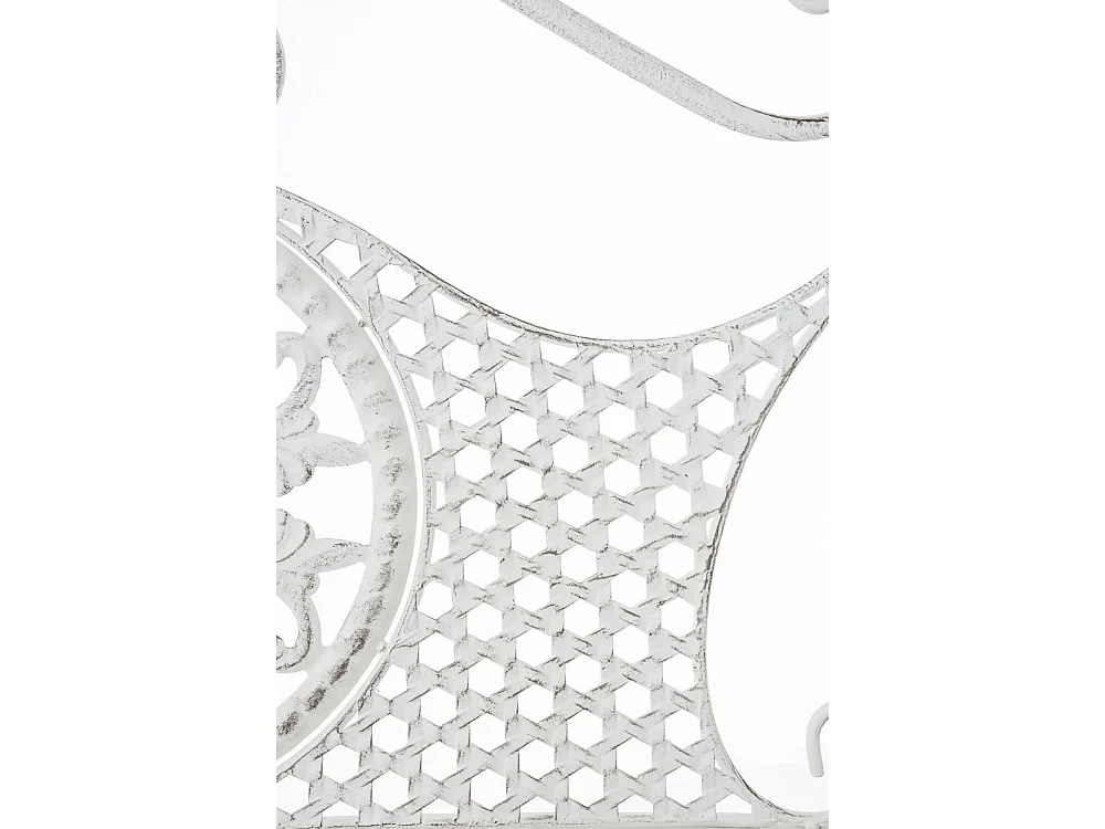 Étagères sur pied - Métal - 61 x 33 x 153cm - Blanc antique - Anika