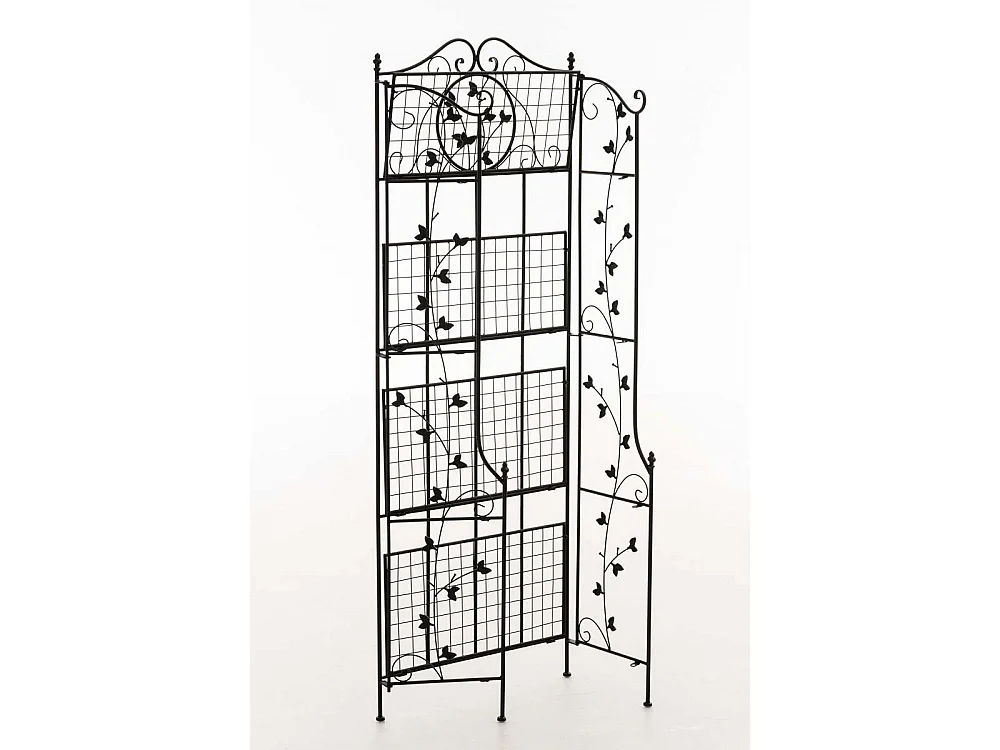 Étagères sur pied - Métal - 60 x 33 x 158cm - Noir - Arona