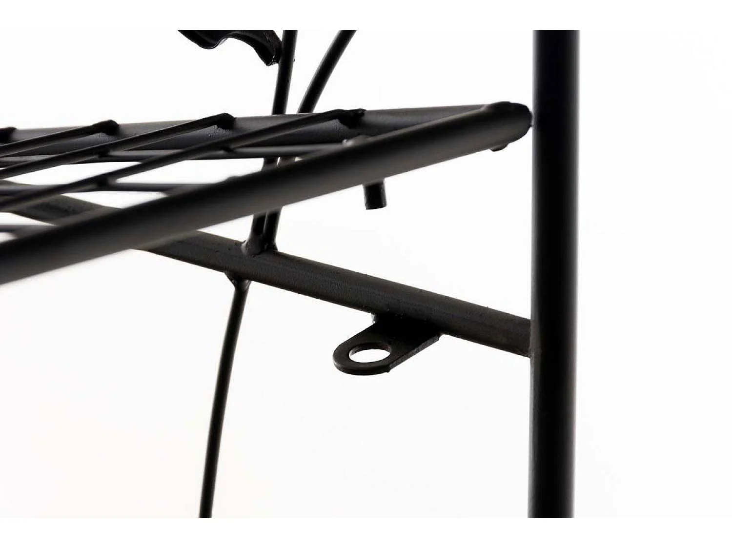 Étagères sur pied - Métal - 60 x 33 x 158cm - Noir - Arona