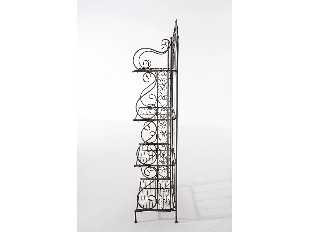 Étagères sur pied - Métal - 61 x 33 x 153cm - Bronze - Antje