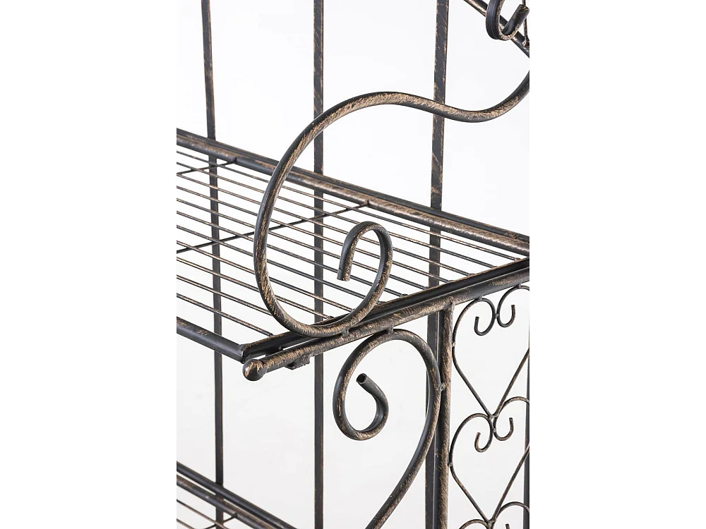 Étagères sur pied - Métal - 61 x 33 x 153cm - Bronze - Antje