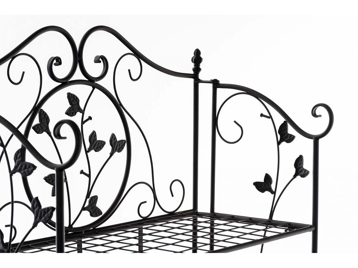 Staande plank - Metaal - 58 x 33 x 118cm - zwart - Reus