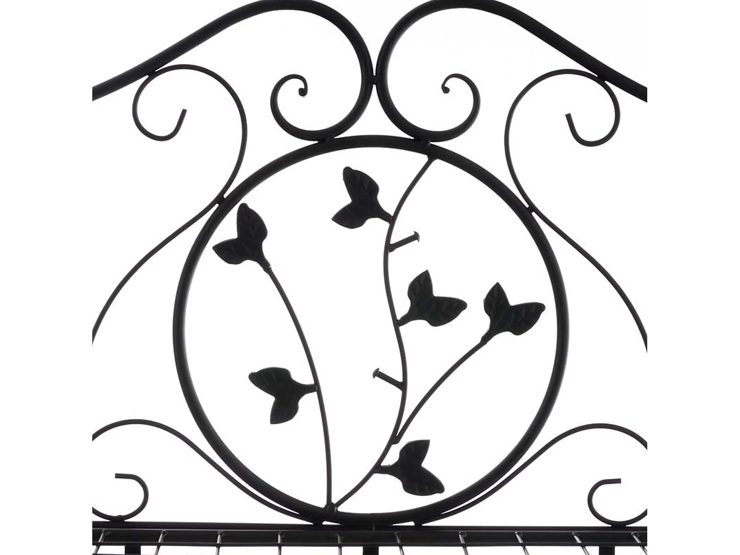 Étagères sur pied - Métal - 58 x 33 x 118cm - Noir - Reus