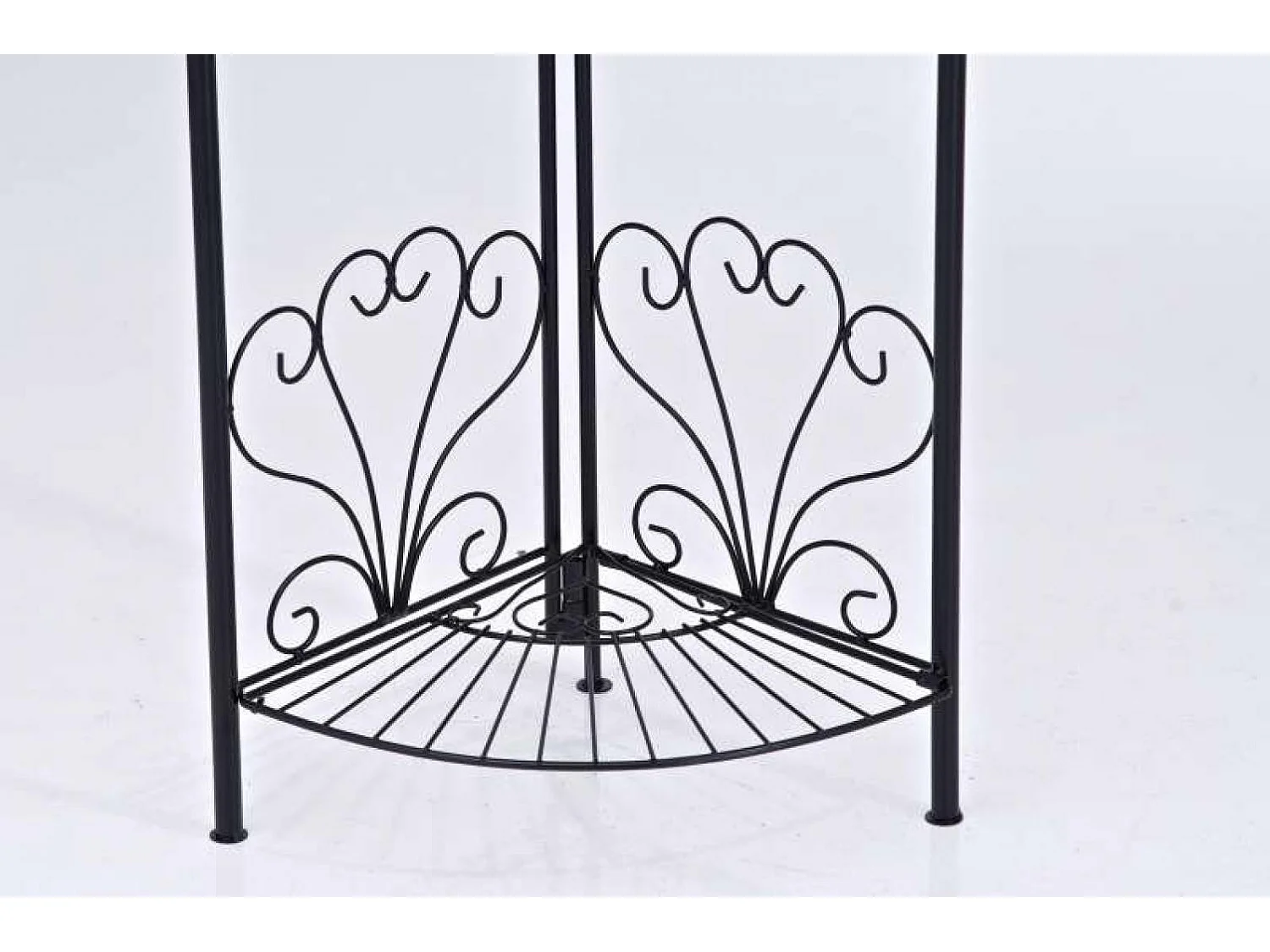 Staande plank - Metalen - 41 x 41 x 151cm - zwart - Marie