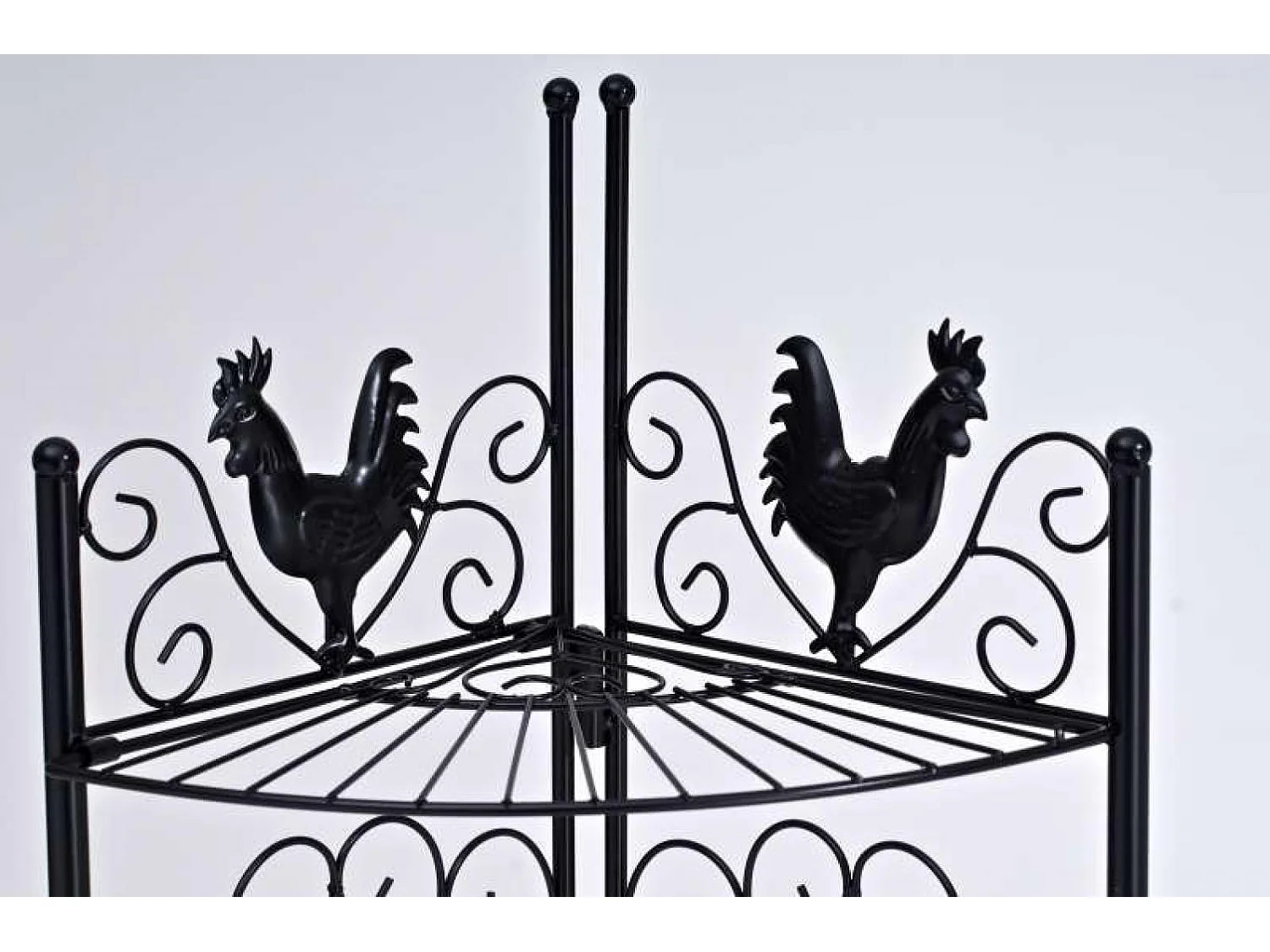 Staande plank - Metalen - 41 x 41 x 151cm - zwart - Marie