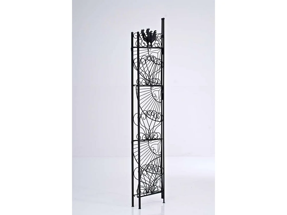 Staande plank - Metalen - 41 x 41 x 151cm - zwart - Marie