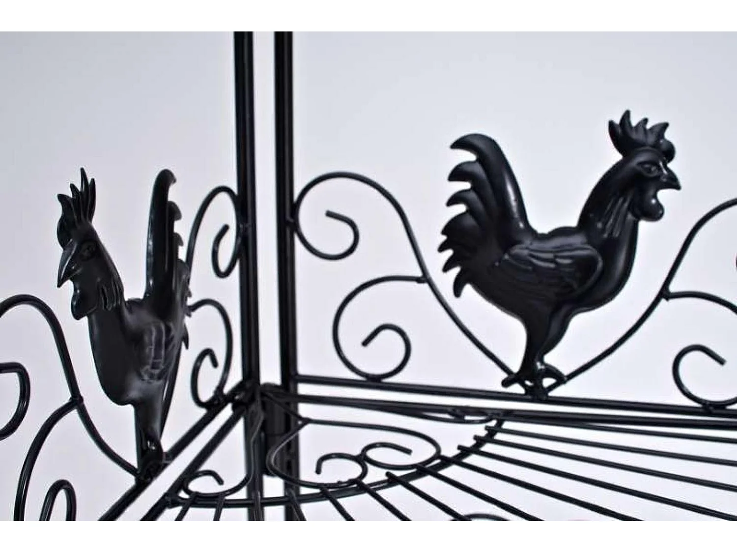 Staande plank - Metalen - 41 x 41 x 151cm - zwart - Marie