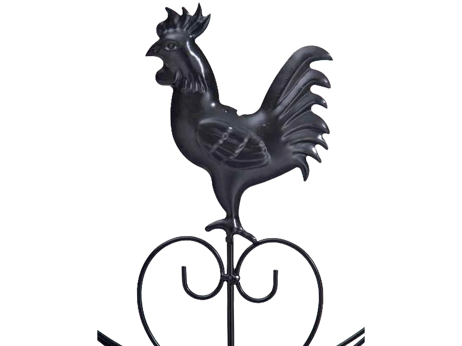 Étagères sur pied - Métal - 61.5 x 33 x 153cm - Noir - Mia