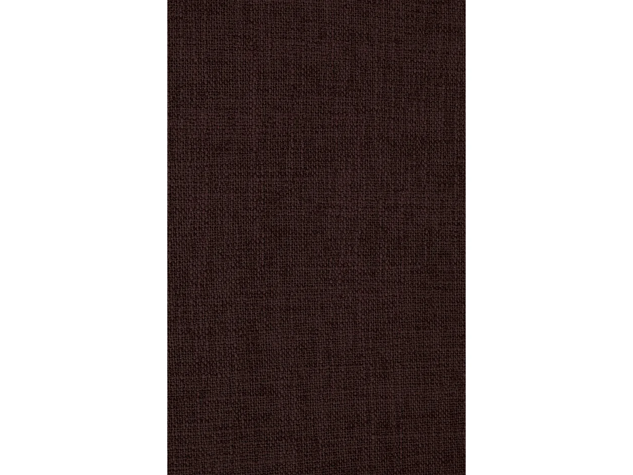 Lot de 2  chaises avec accoudoirs - Tissu - Noyer / Marron - Kingston